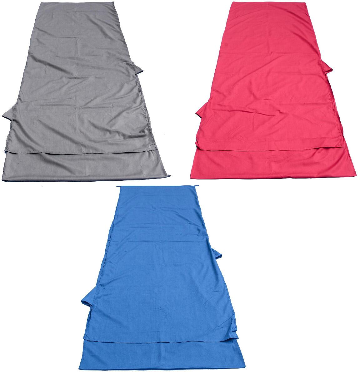 Silkelakenpose 220x85 cm, 170 g, vevet silke BasicNature for camping
