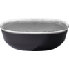 Silueta serveringsskål med lokk 4000 ml Nordic black detalj av lokk