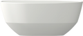 Silueta skål 250 ml Nordic white støtsikker PET sett forfra