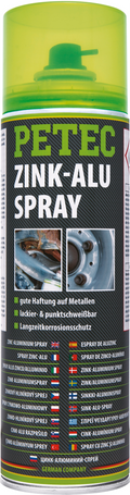 Sink-aluminium spray 500 ml rustbeskyttelse for metall - Petec forside
