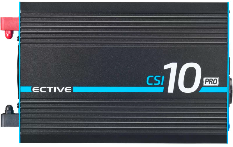 Sinusvekselretter CSI PRO 1000 W 12V med lader forfra
