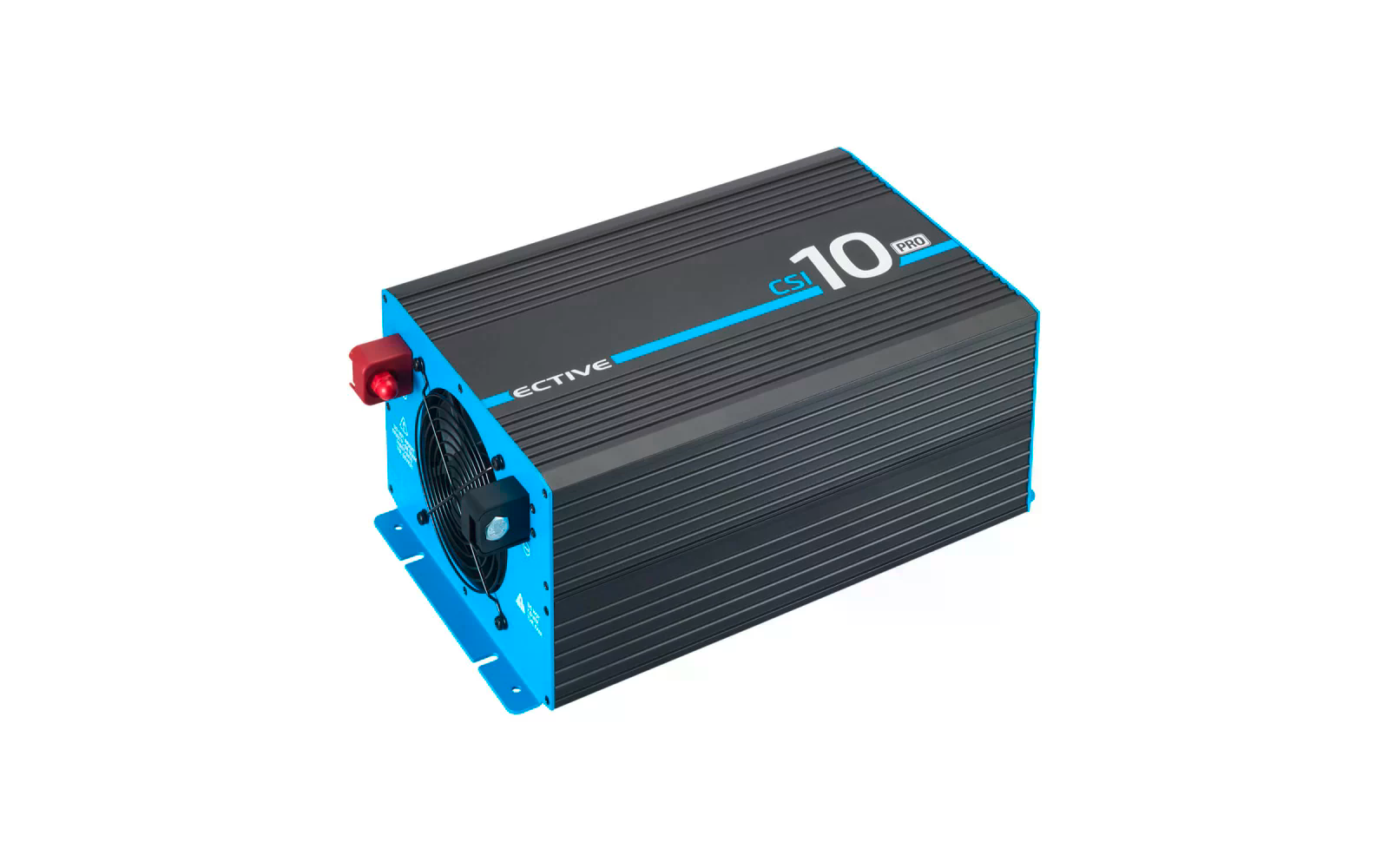 Nærbilde av koblinger på Sinusvekselretter CSI PRO 1000 W 12V med lader
