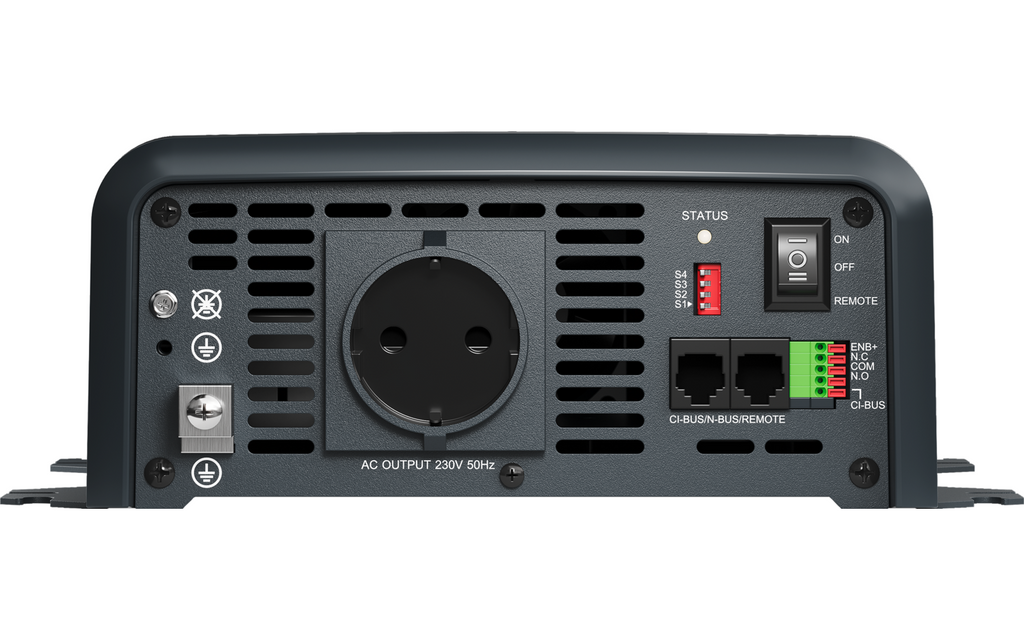 Sinusvekselretter SinePower DPSI 600W 12V ren sinus montert i campingvogn