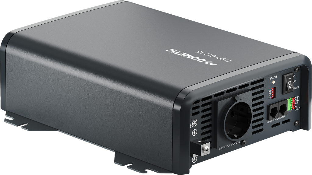 Sinusvekselretter SinePower DPSI 612TS 600W 12V - Dometic forfra