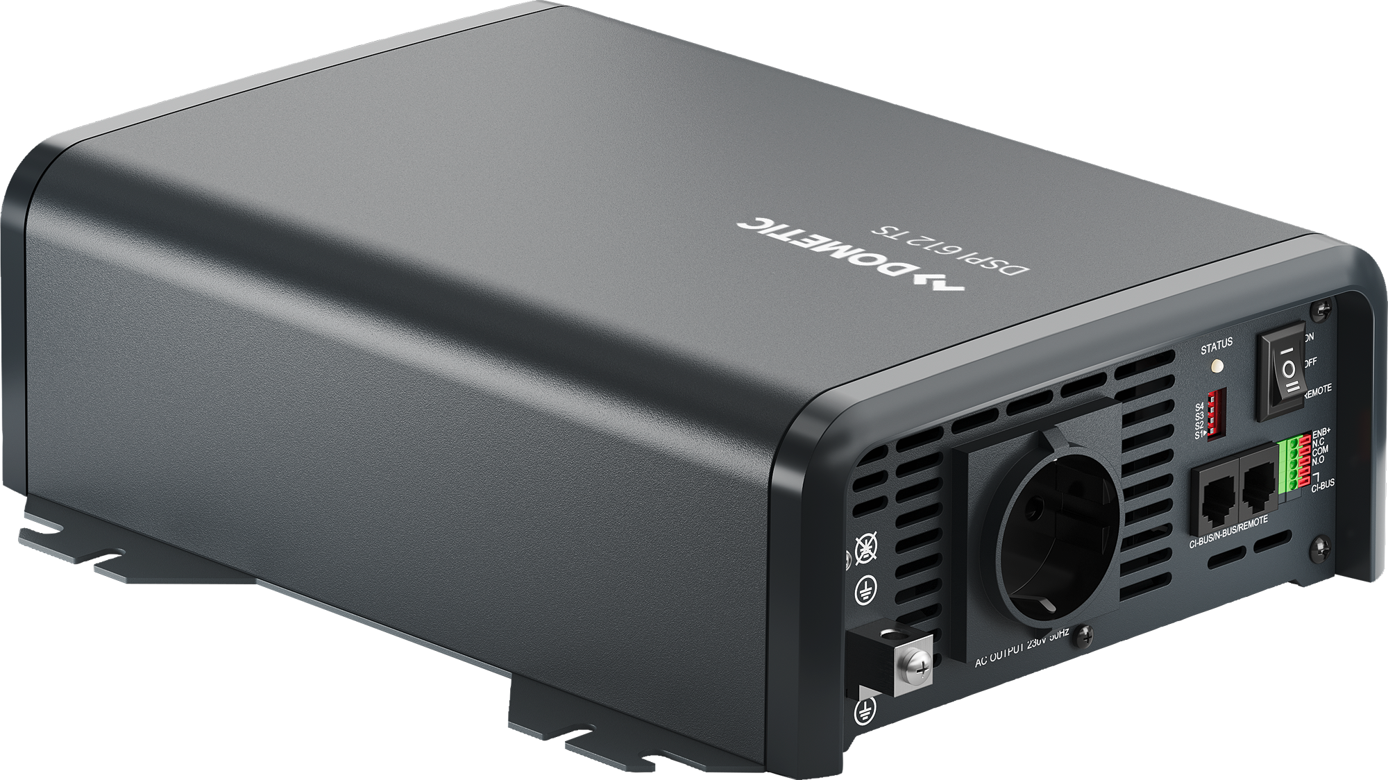 Sinusvekselretter SinePower DPSI 612TS 600W 12V - Dometic forfra