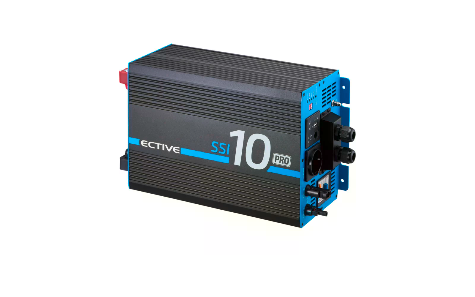 Sinusvekselretter SSI Pro 1000W med lader og solregulator bakside
