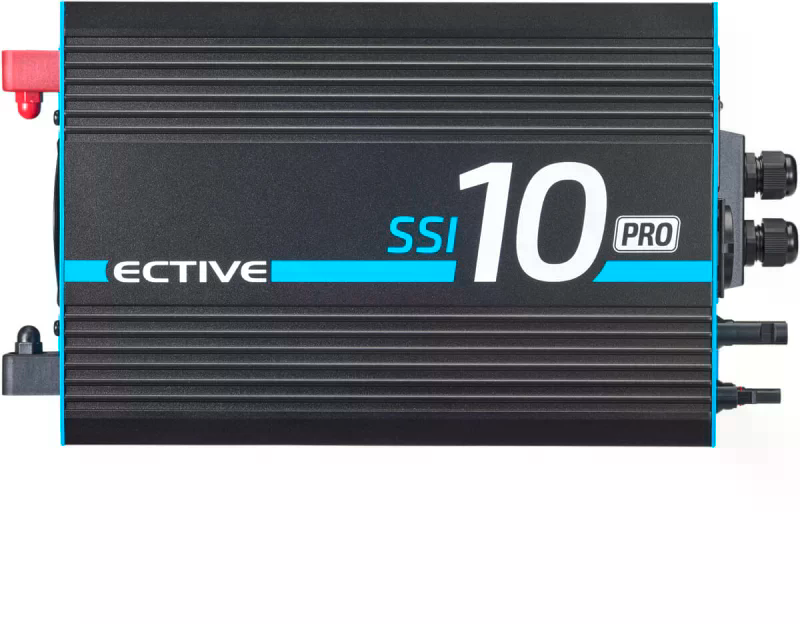 Sinusvekselretter SSI Pro 1000W med lader og solregulator front