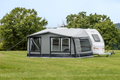 Sirmione Pro sesongfortelt for campingvogn 395x240 cm forfra