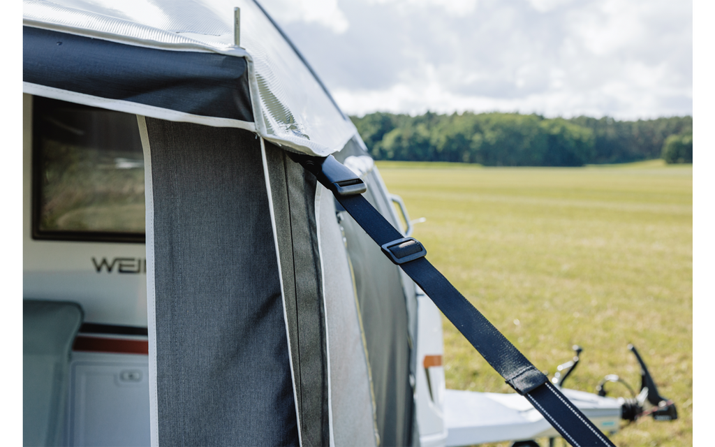 Sirmione Pro sesongfortelt for campingvogn 395x240 cm panoramavindu