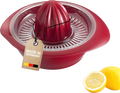Sitrus- og appelsipresse Limetta 350 ml rød forfra