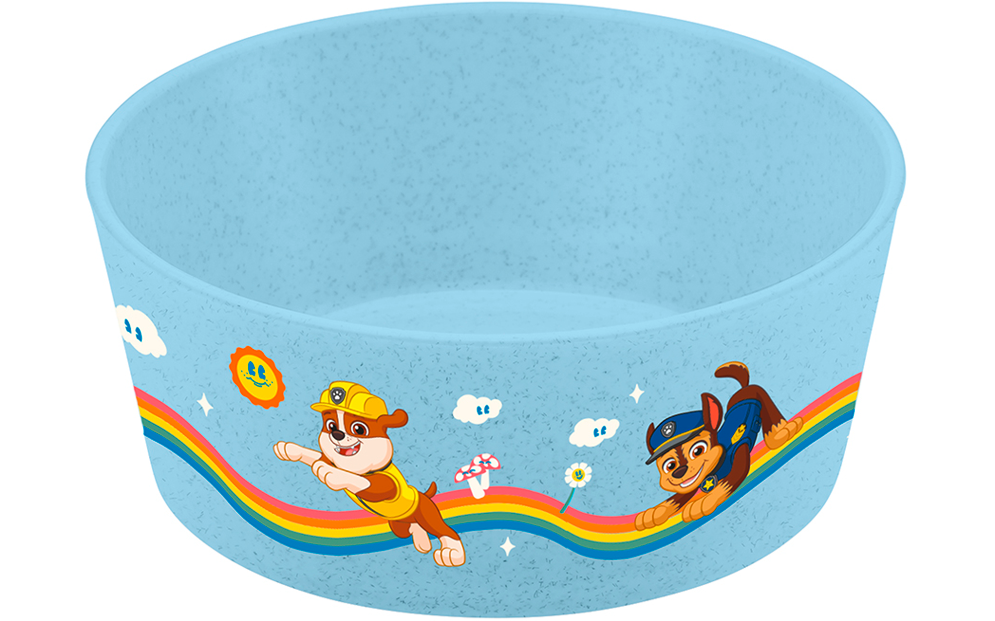 Skål Connect Bowl 400 ml organic sky blue Paw Patrol forfra