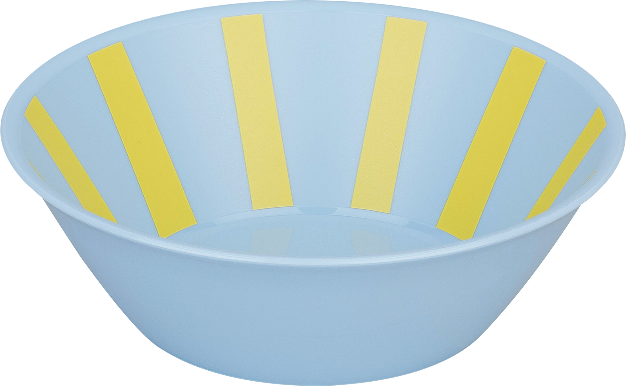 Skål Nora Bowl S 250 ml Stripes sweet blue melaminfri for camping og utendørsbruk