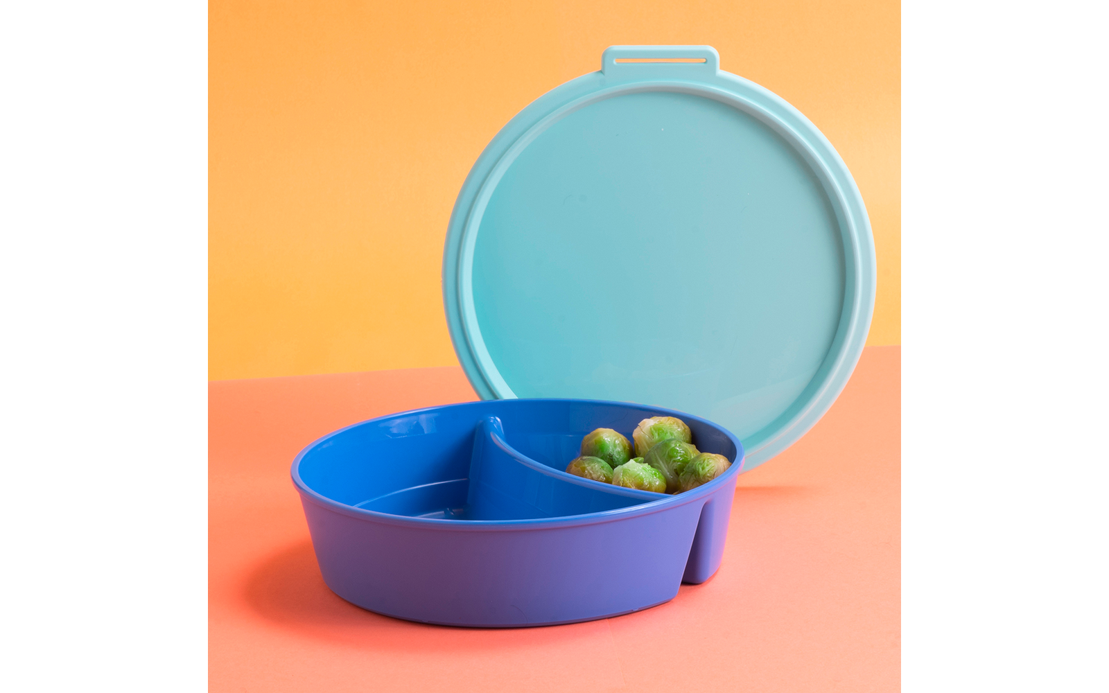 Skål NORA BOX med lokk 1,1 l 22,7x21,8 cm - Koziol bakside