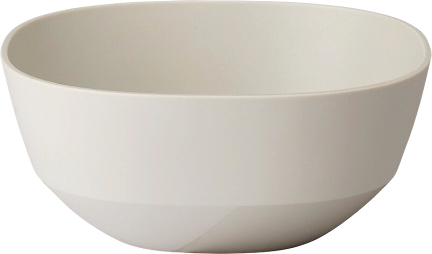 Skål Silueta 750 ml Nordic white i PET, 138 g forfra