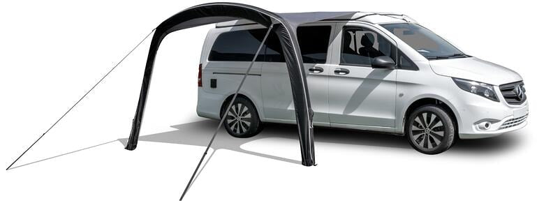Skia Auto-Up solseil 260x200 cm med el-pumpe forfra