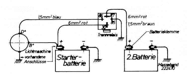 Skillerelé MT RE 140 12V 140A for bobil montert i bobil