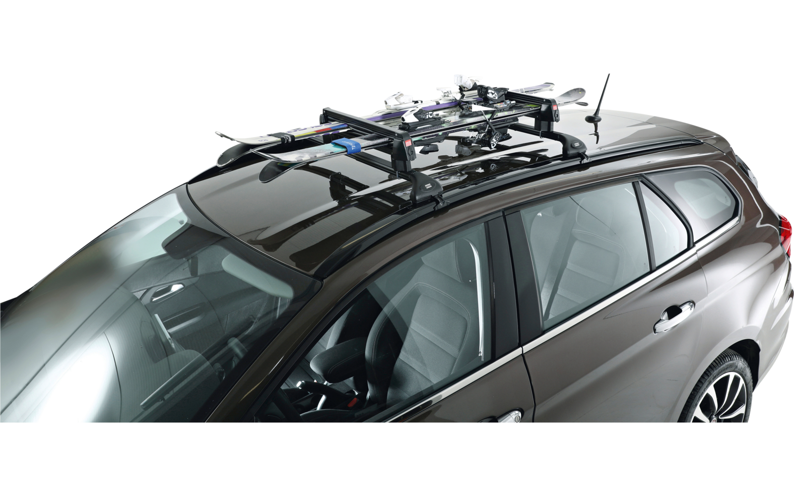 Detaljbilde av Skistativ Aluski i aluminium for 3 par ski / 2 snowboards