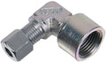 Skjærringkobling vinkel 8 mm x 1/2" rør til gjenge 1/2" - GOK for montering