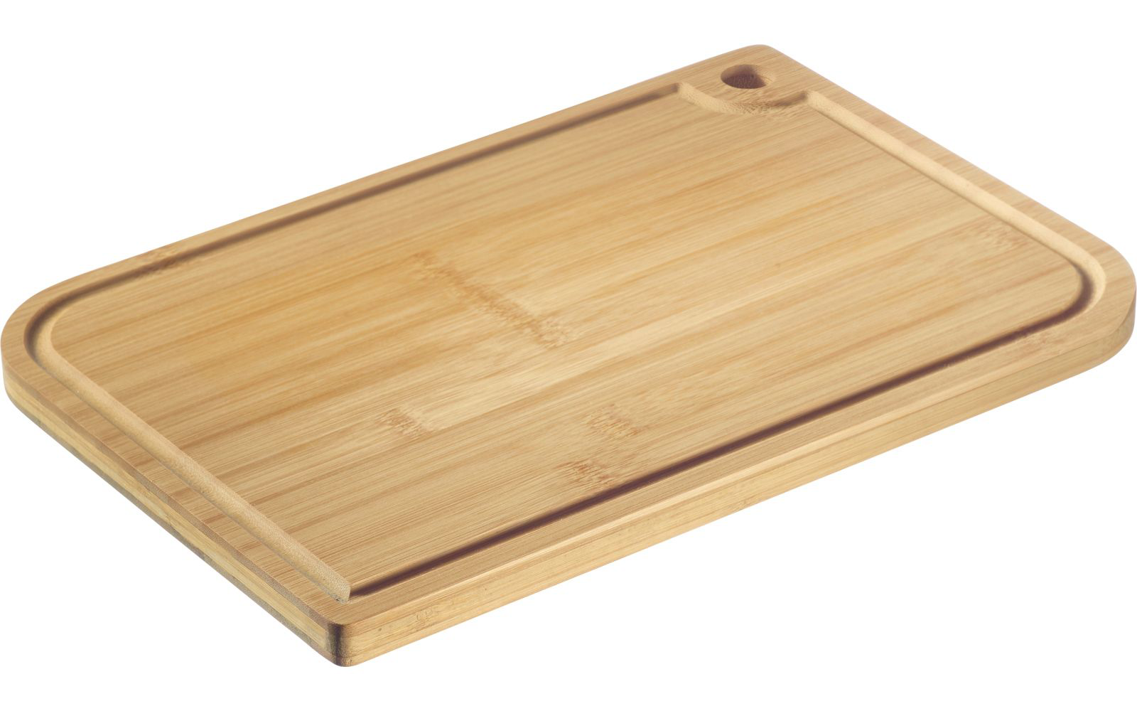 Skjærebrett i bambus 33 x 23 cm med saftrenne - Westmark bakside