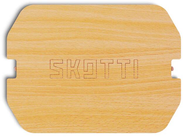 Skjærebrett Plank i eik for Skotti Boks forfra
