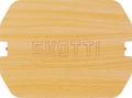 Skjærebrett Plank i tre til multifunksjonsboks Boks - Skotti forfra