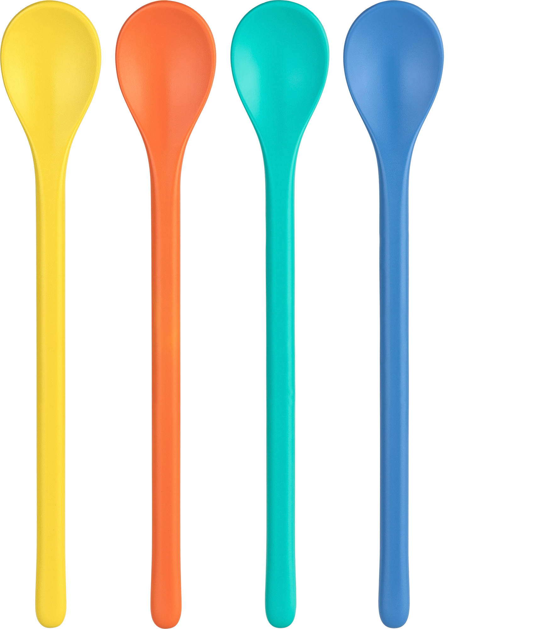 Skjesett Nora Spoon L 4 stk 17,5 cm ekstra lang fra koziol