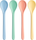 Skjesett Nora Spoon S 4-delers multicolor - Koziol for yoghurt og desserter