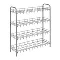 Skohylle med 4 hyller for 12 par sko 64 x 23 x 80 cm - Metaltex for praktisk oppbevaring