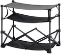 Skohylle 51x26x43,5 cm svart aluminium Isabella for camping