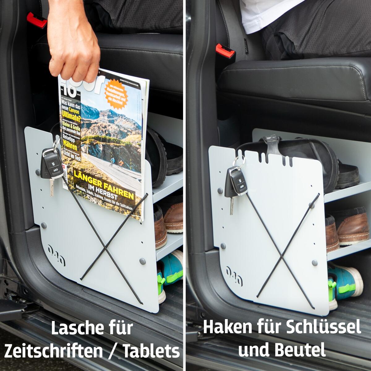 Detalj av Skohylle for VW T5T6T61 førersiden 1mm stål