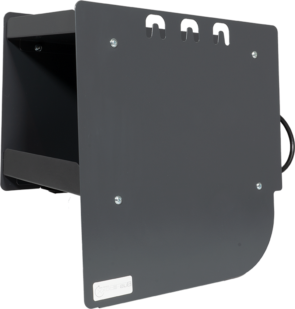 Skooppbevaring shoeBOXX for VW T5/T6/T6.1 skyvedør forfra