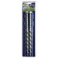 Skruplugger aluminium 31 cm for blandede underlag 2-pack forfra