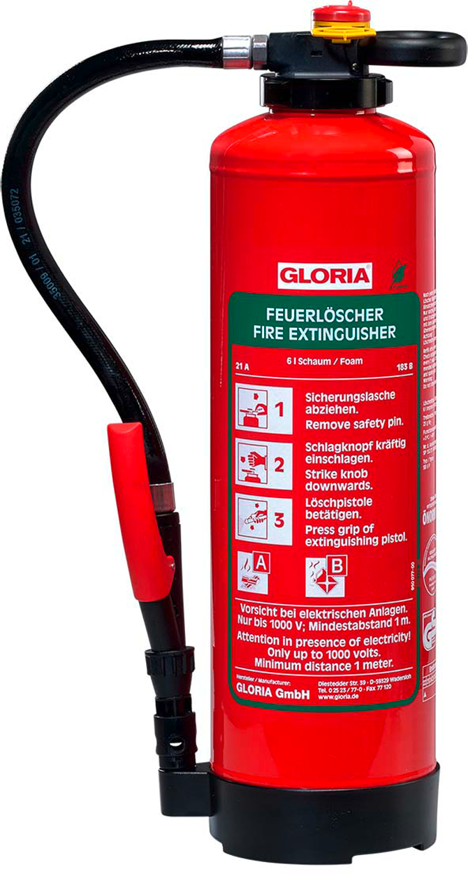 Skumbrannslokker SKA+ 6 PRO fluorfritt skum 6 liter front