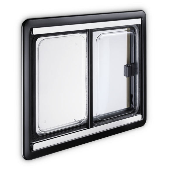 Skyvevindu S4 dobbeltglass med myggnett og mørklegging 500x450 mm - Dometic for campingvogn
