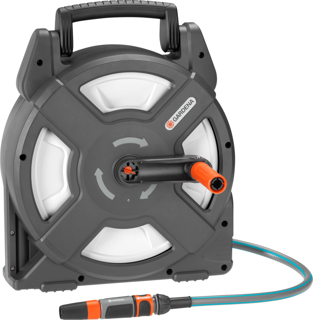 Slangeboks for terrasse og camping 10 m - Gardena forfra