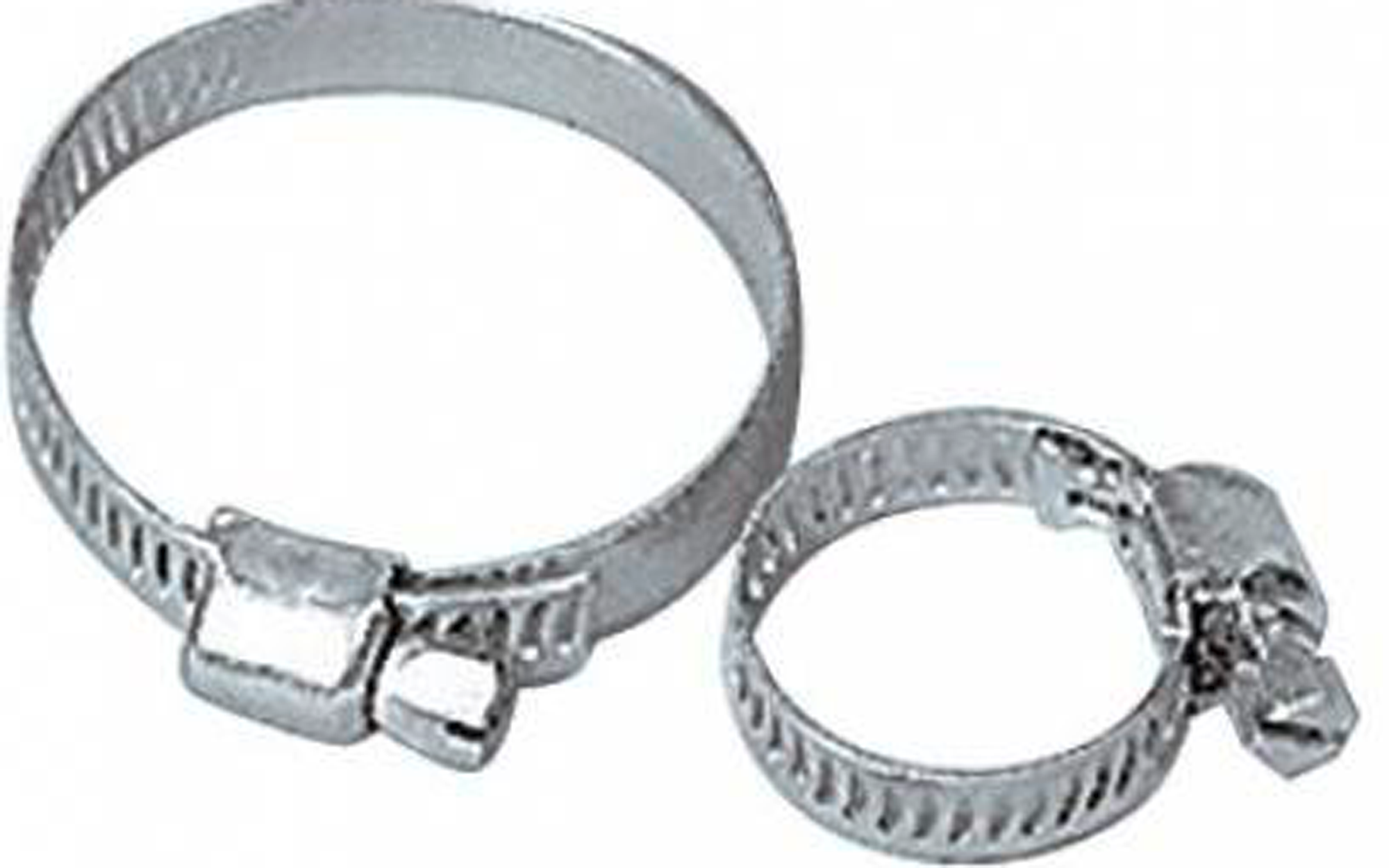 Slangeklemme W2 galvanisert 2-pack Ø 9-16 mm Lilie for sikker slangefesting