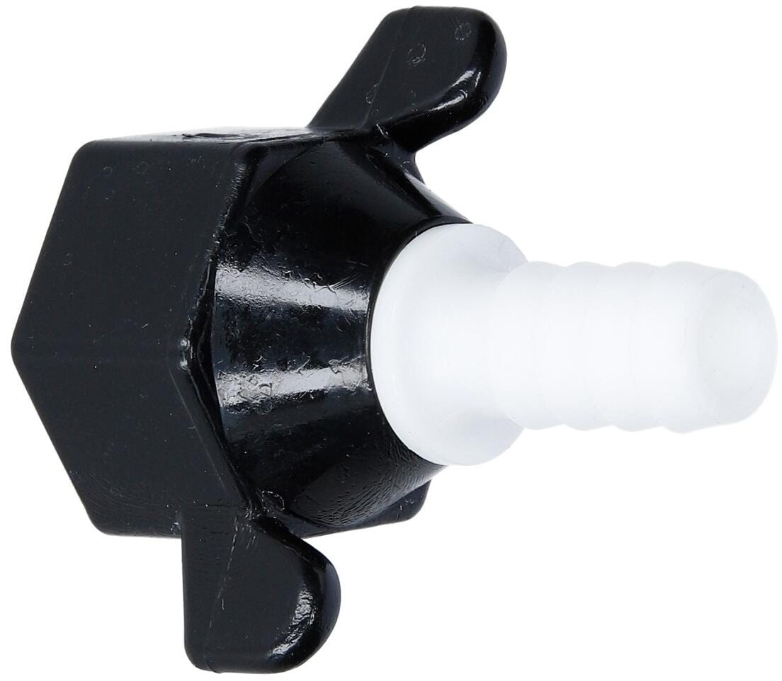 Slangenippel rett 10mm 1/2" for SHURflo vannpumper - Lilie forfra