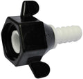 Slangenippel rett 12mm 1/2" for SHURflo vannpumper, 2-pack forfra