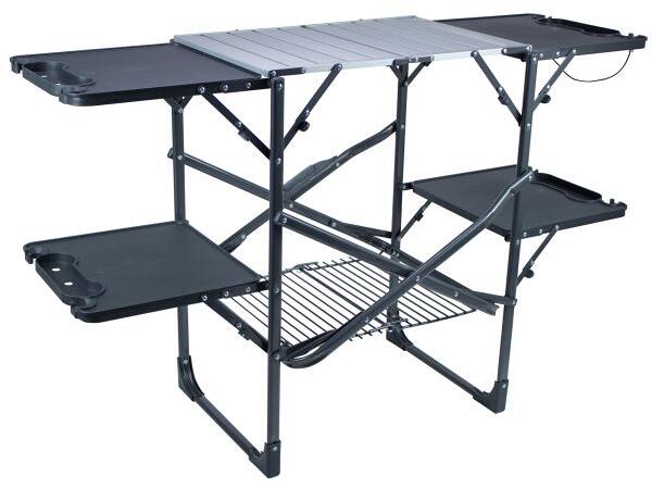 Slim-Fold kokestasjson sammenleggbar 132x53 cm forfra
