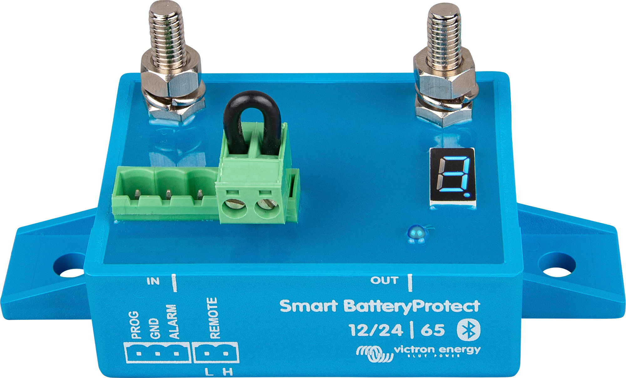 Smart BatteryProtect 12/24V 65A med Bluetooth forfra