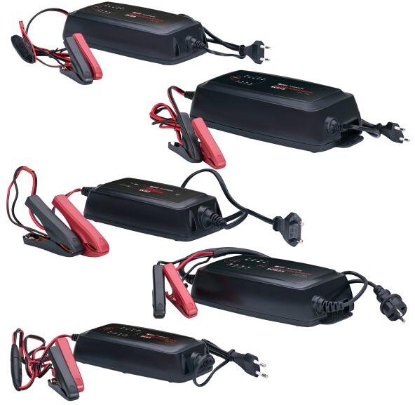 Smart Charger 12-24V/25A 9-trinns lader IP65 forfra