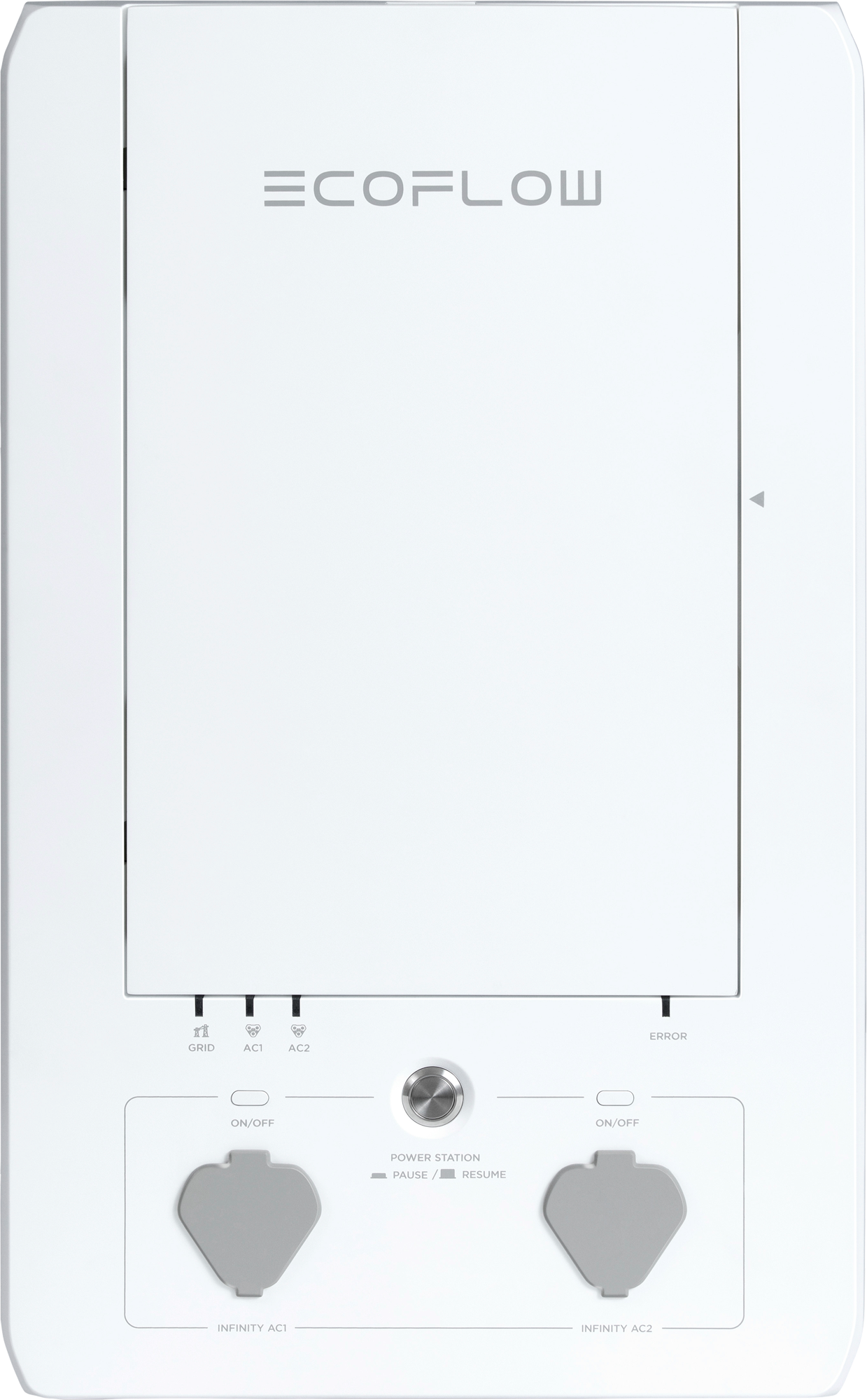 Smart Home Panel Combo batterisystem med relémoduler forfra EcoFlow