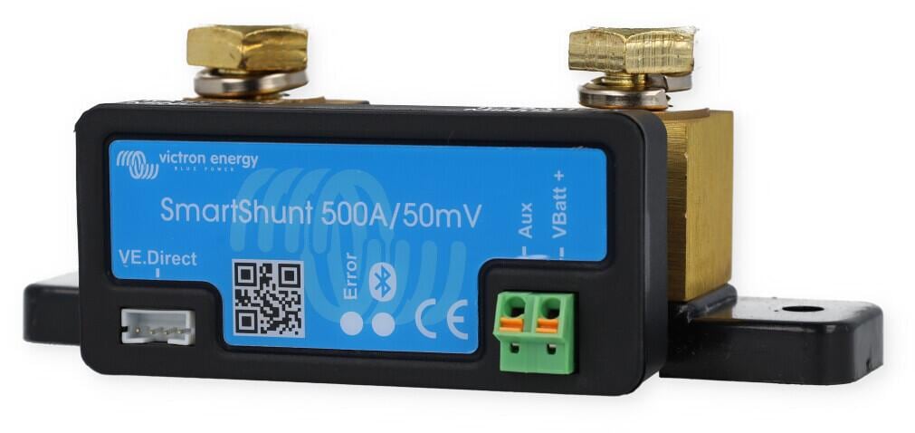 SmartShunt batterimonitor 500A 50mV med Bluetooth bakside