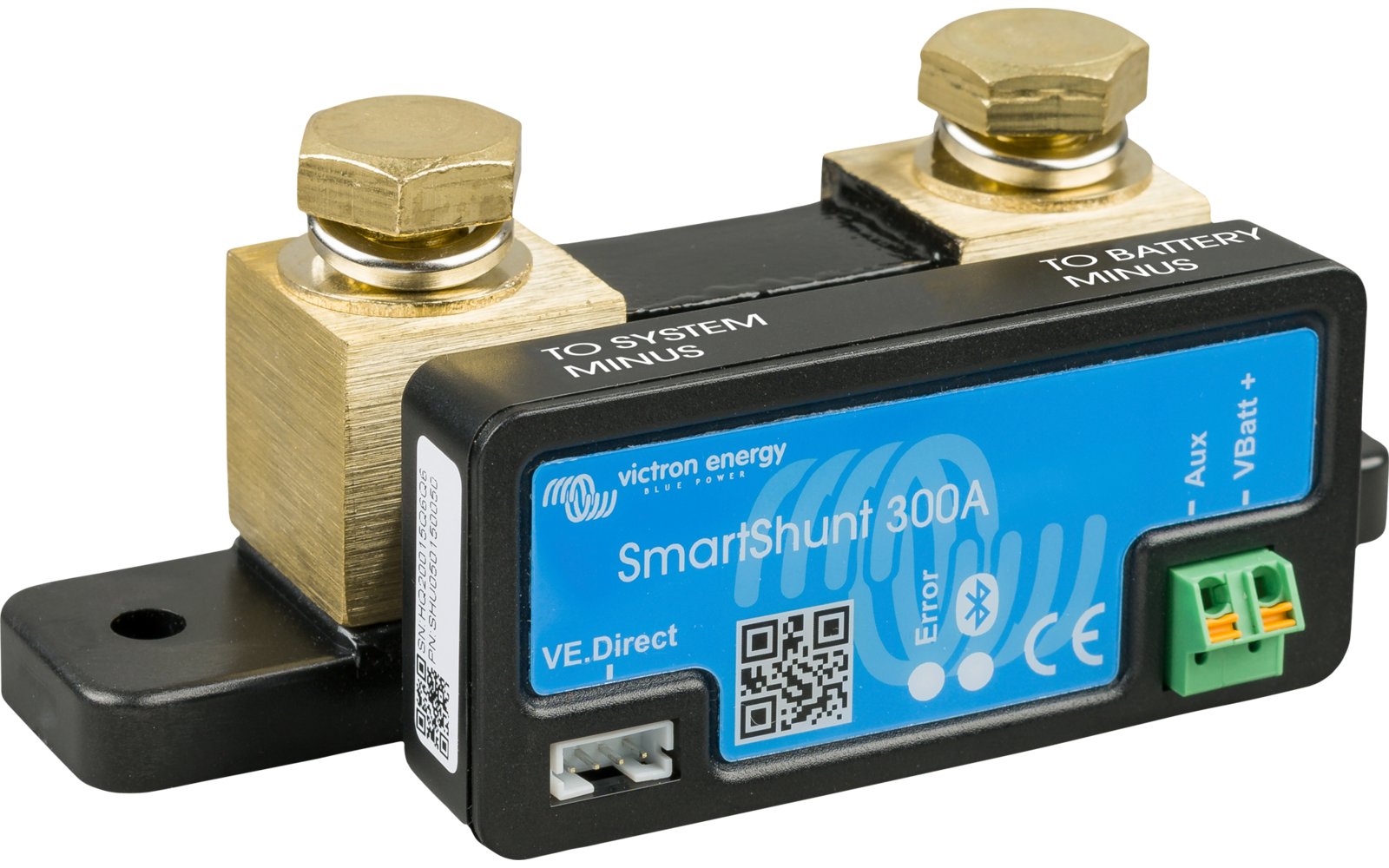 SmartShunt batterimonitor 50mV 300A med Bluetooth bakside