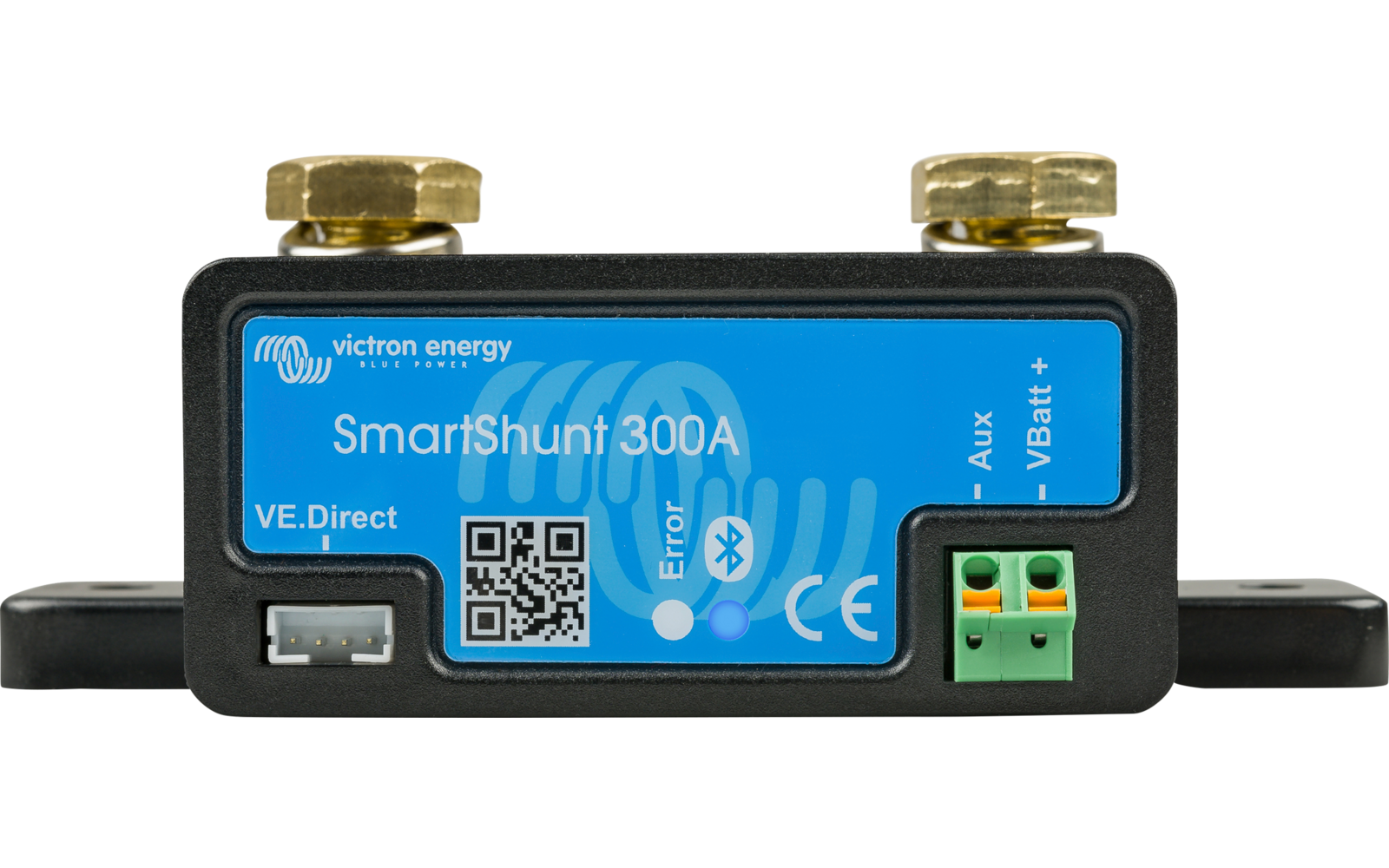 SmartShunt batterimonitor 50mV 300A med Bluetooth detalj av tilkoblinger
