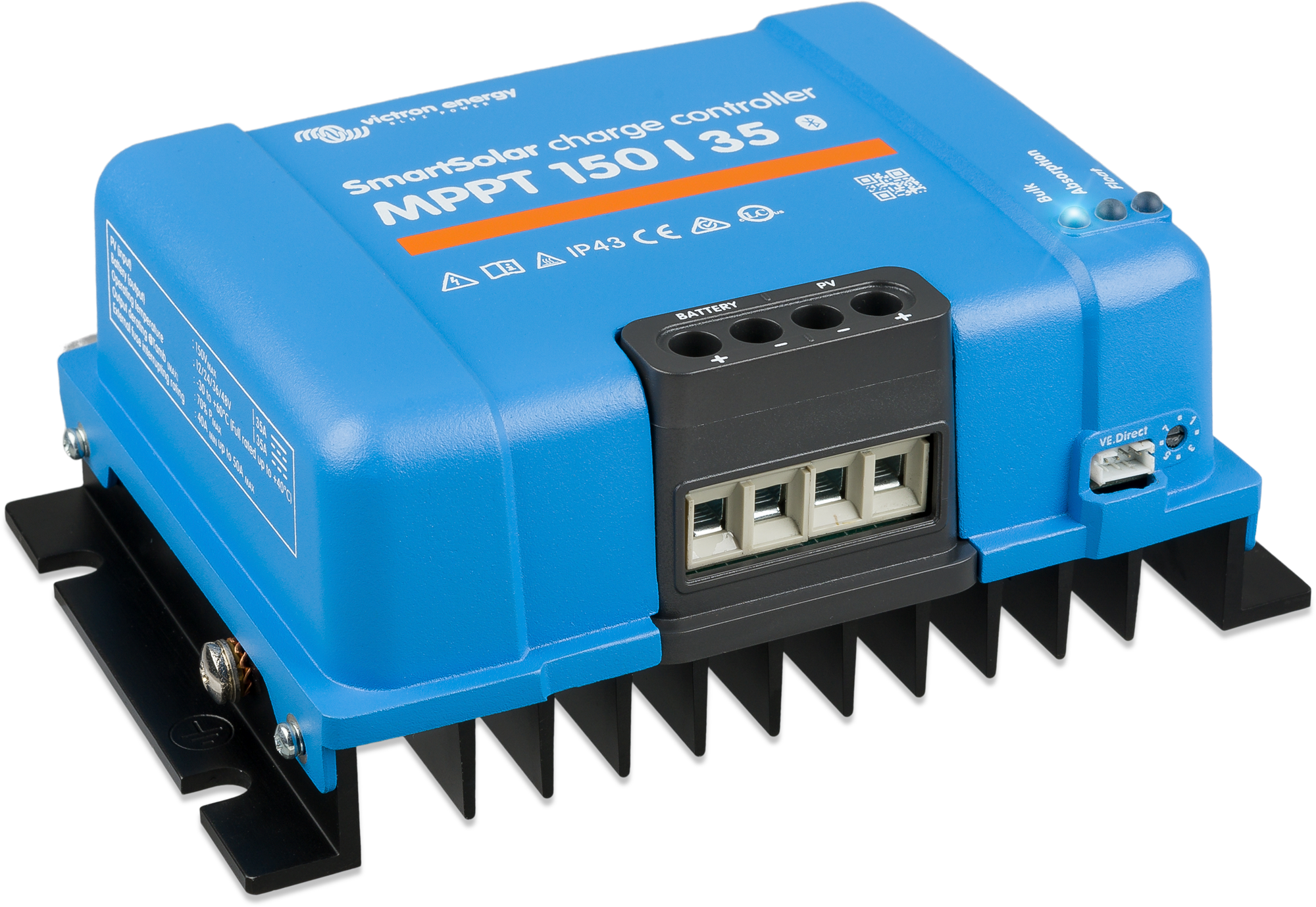 SmartSolar MPPT 150 laderegulator 35A med Bluetooth fra Victron Energy