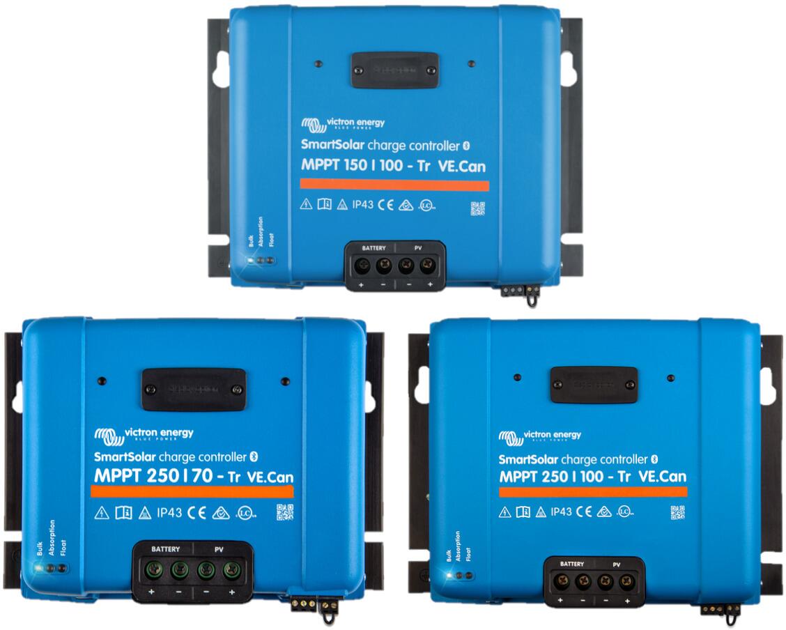 SmartSolar MPPT-Tr VE.Can laderegulator med Bluetooth fra Victron Energy