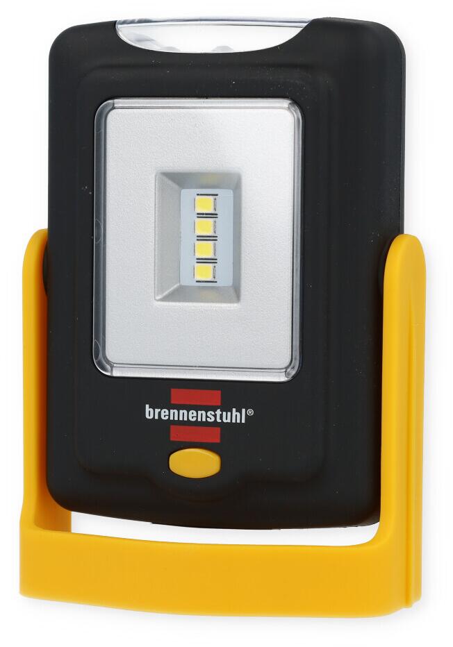 SMD LED arbeidslampe 200lm i lommeformat, 360° bøybar forfra