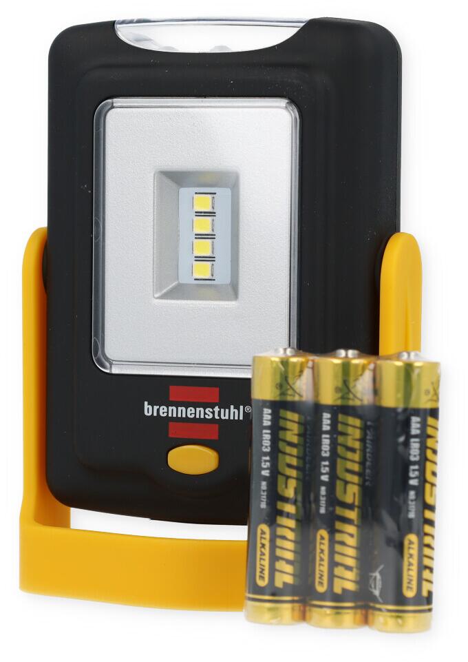 SMD LED arbeidslampe 200lm i lommeformat, 360° bøybar bakside