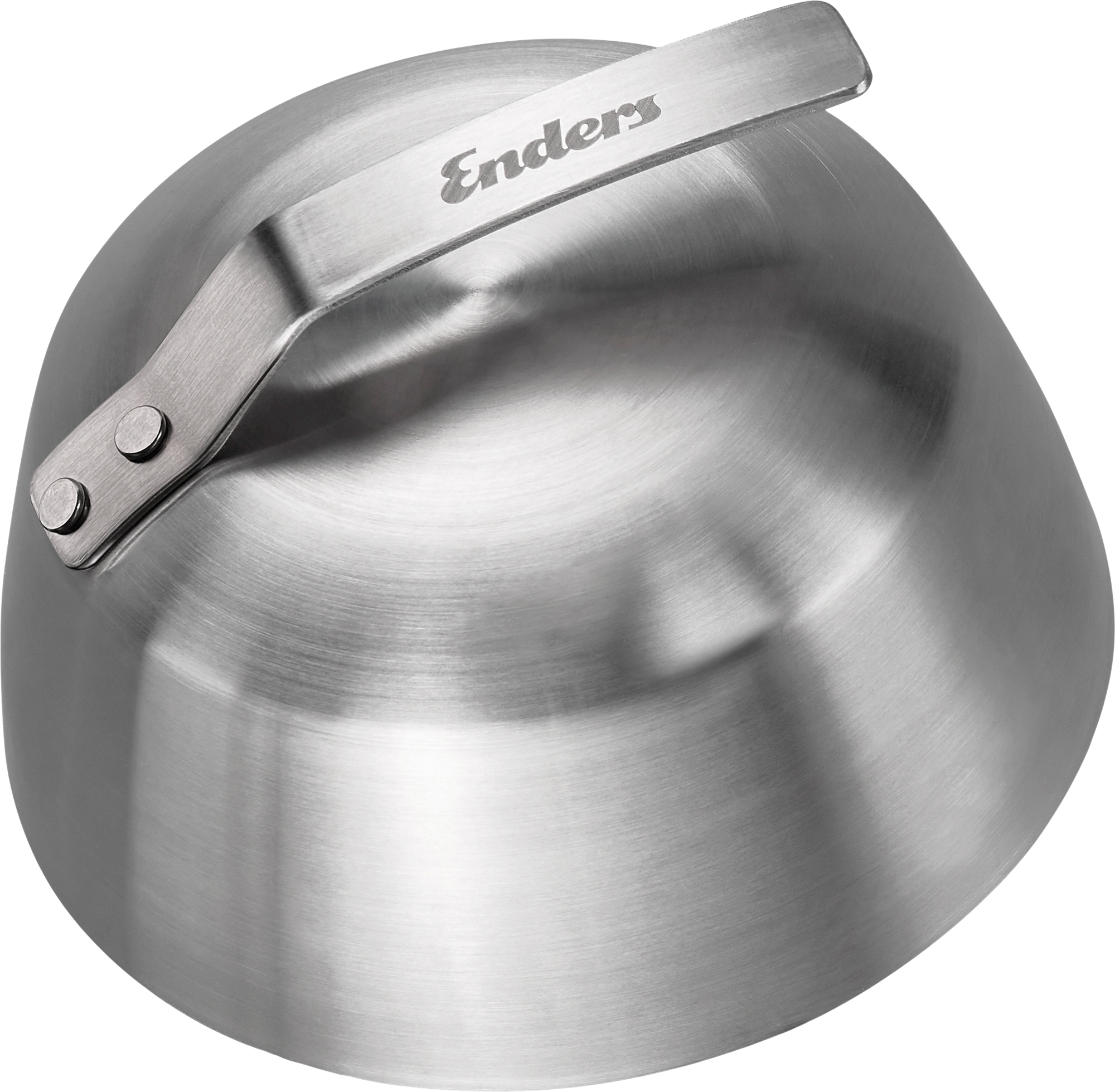 smeltekuppel i rustfritt stål Ø16 cm for grilling sett forfra